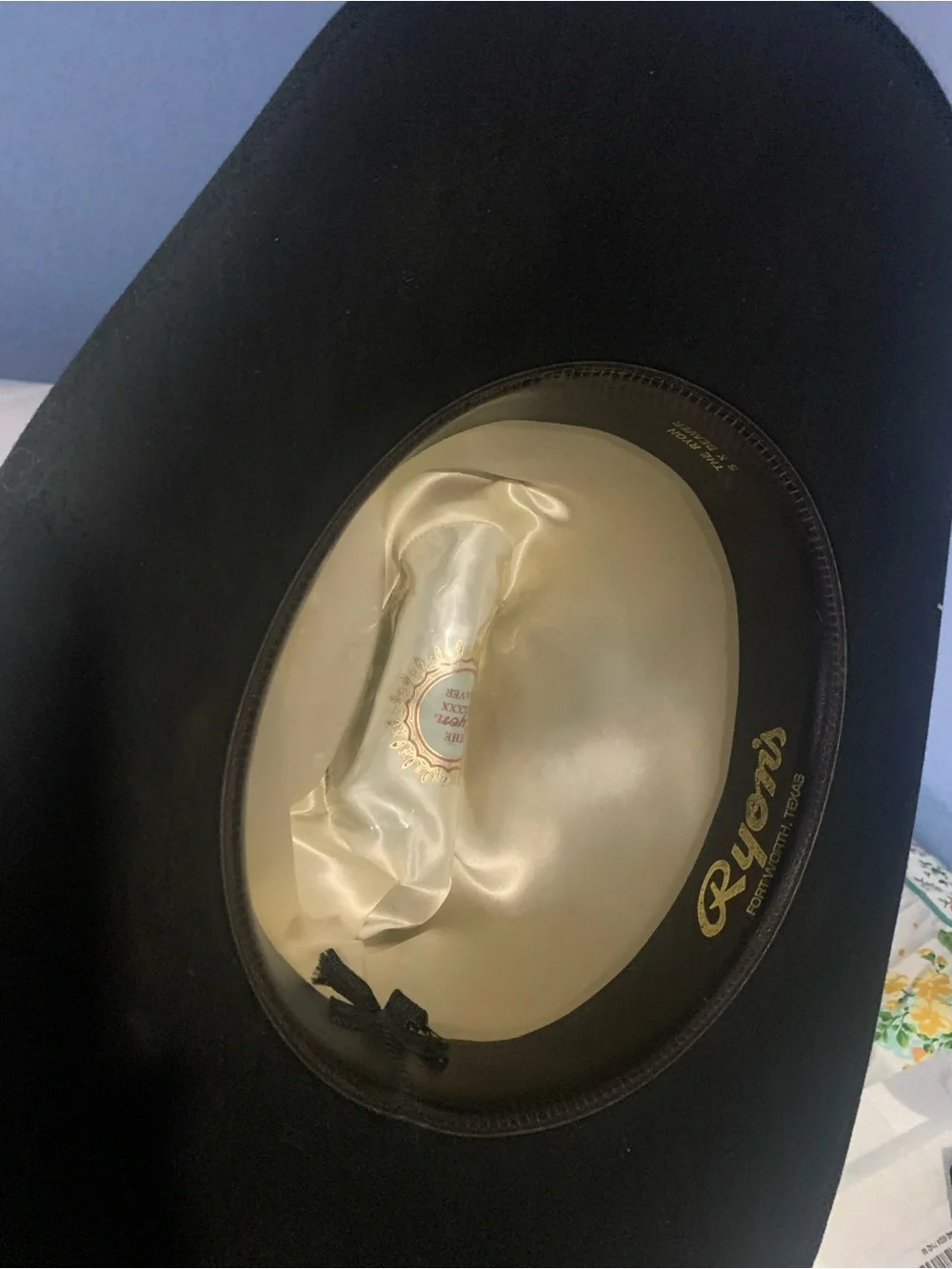 Resistol The Ryon 5X Beaver Black Cowboy Hat Size 7